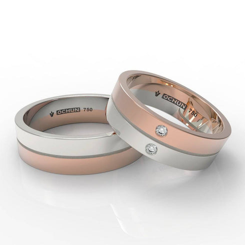 Dipló - Anillos De Matrimonio Oro 18K - Ochun Joyeros - Ochun Joyeros