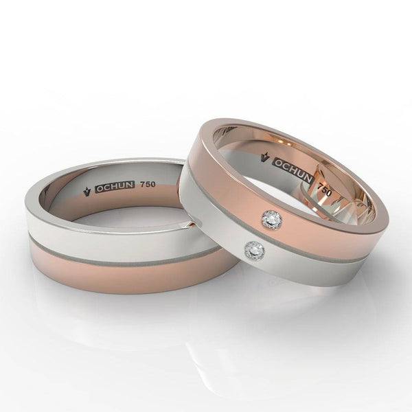 Dipló - Anillos De Matrimonio Oro 18K - Ochun Joyeros - Ochun Joyeros