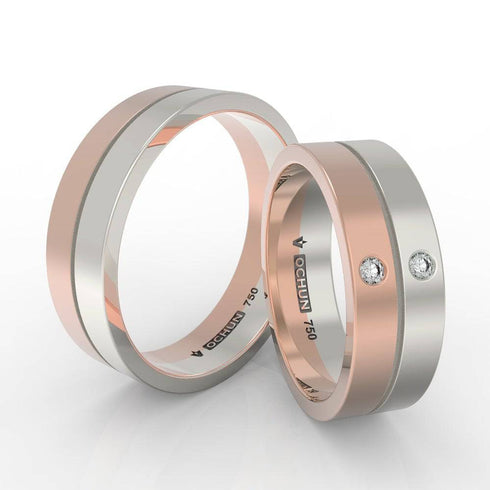 Dipló - Anillos De Matrimonio Oro 18K - Ochun Joyeros - Ochun Joyeros