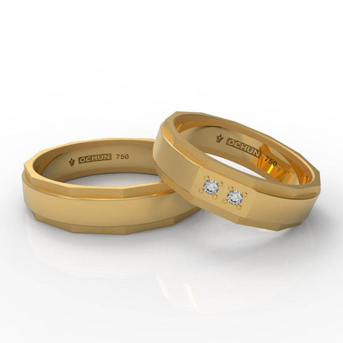 Dynami Pietre - Anillos De Matrimonio Oro 18K - Ochun Joyeros - Ochun Joyeros