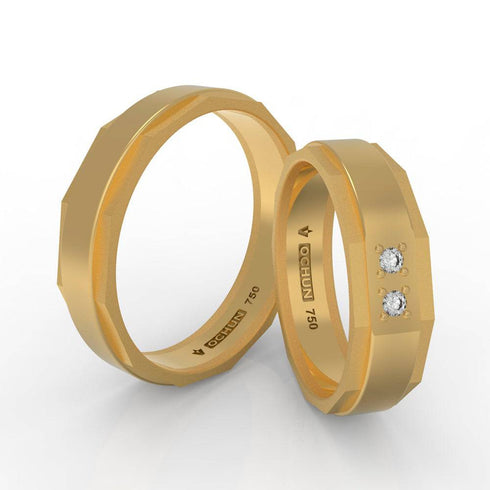 Dynami Pietre - Anillos De Matrimonio Oro 18K - Ochun Joyeros - Ochun Joyeros
