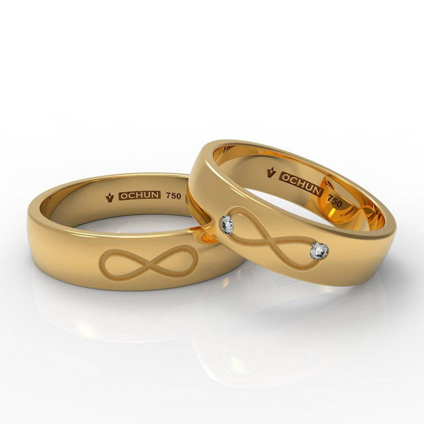 Infinity Amore - Anillos De Matrimonio Oro 18K - Ochun Joyeros - Ochun Joyeros