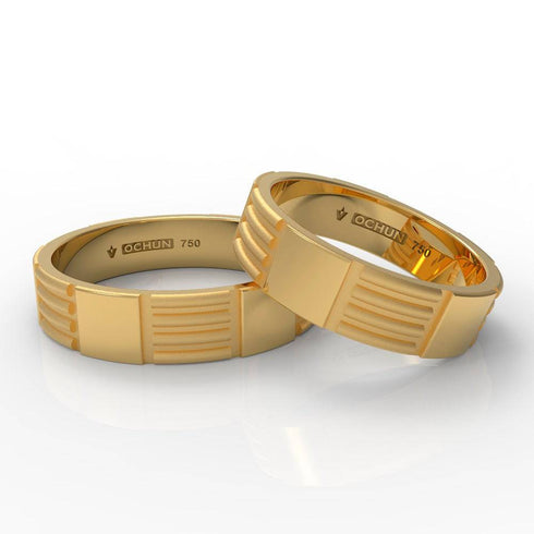 Liberta - Anillos De Matrimonio Oro 18K - Ochun Joyeros - Ochun Joyeros