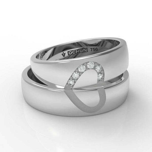 Cuore Lux - Anillos De Matrimonio Oro 18K - Ochun Joyeros - Ochun Joyeros