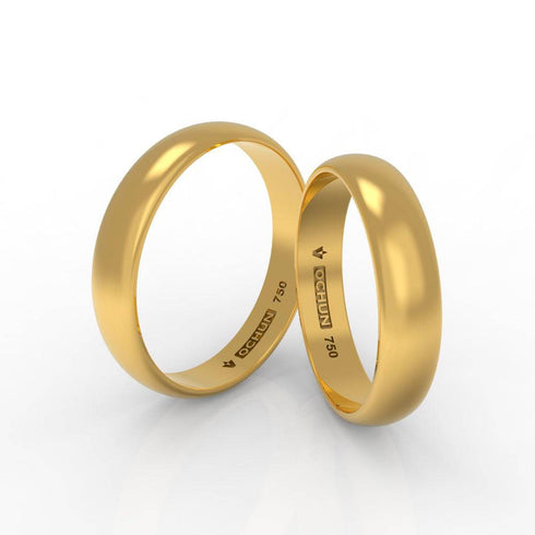 Uzziel Quad - Anillos De Matrimonio Oro 18K - Ochun Joyeros - Ochun Joyeros