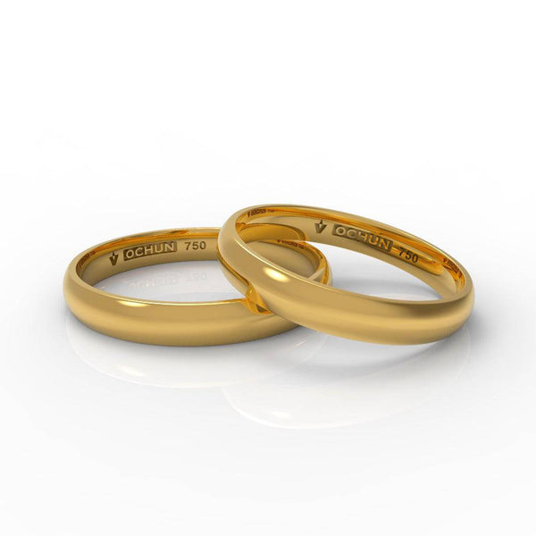 Bricio Tríto - Anillos De Matrimonio Oro 18K - Ochun Joyeros - Ochun Joyeros