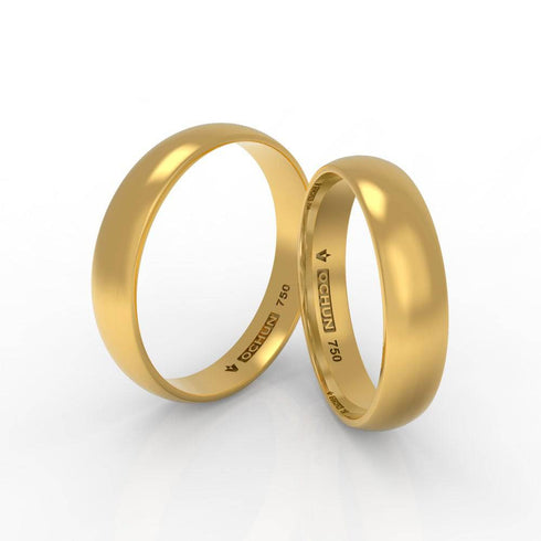Bricio Quad - Anillos De Matrimonio Oro 18K - Ochun Joyeros - Ochun Joyeros