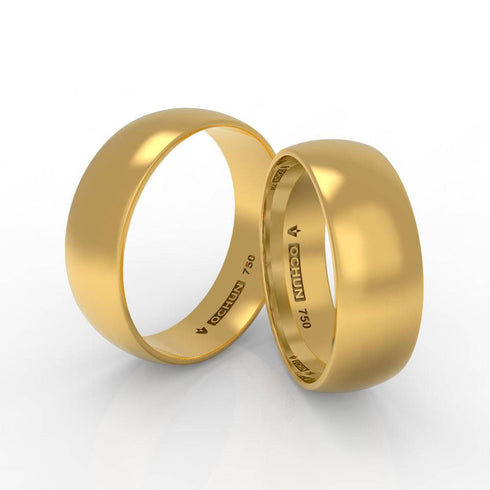 Bricio Ékto - Anillos De Matrimonio Oro 18K - Ochun Joyeros - Ochun Joyeros