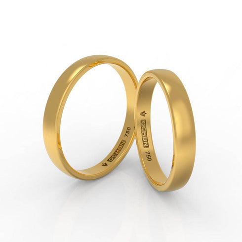Odedya Tríto - Anillos De Matrimonio Oro 18K - Ochun Joyeros - Ochun Joyeros