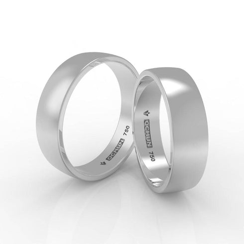 Odedya Penta - Anillos De Matrimonio Oro 18K - Ochun Joyeros - Ochun Joyeros