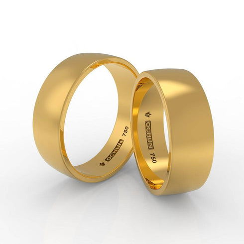 Odedya Ékto - Anillos De Matrimonio Oro 18K - Ochun Joyeros - Ochun Joyeros