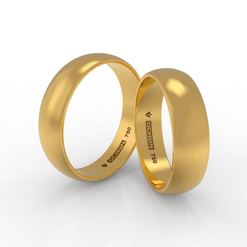 Oliphant Penta - Anillos De Matrimonio Oro 18K - Ochun Joyeros - Ochun Joyeros