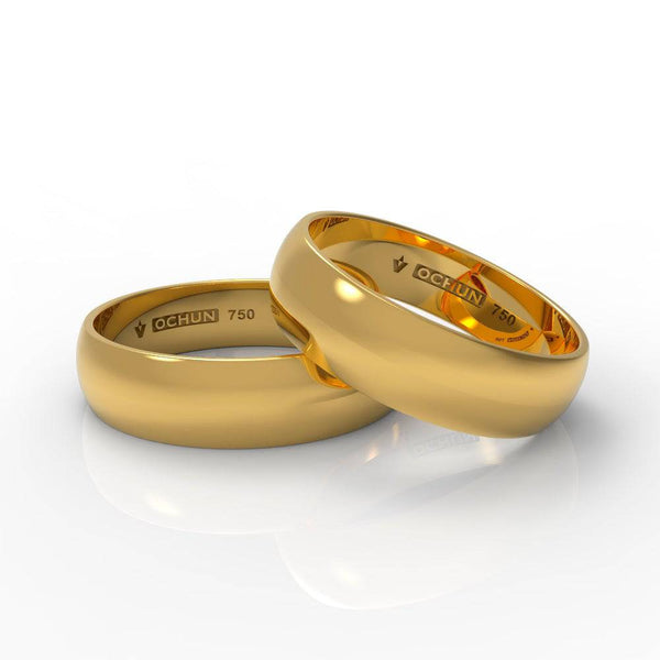 Oliphant Penta - Anillos De Matrimonio Oro 18K - Ochun Joyeros - Ochun Joyeros