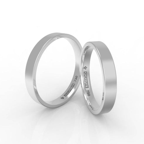 Ethan Tríto - Anillos De Matrimonio Oro 18K - Ochun Joyeros - Ochun Joyeros