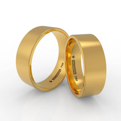 Ethan Ékto - Anillos De Matrimonio Oro 18K - Ochun Joyeros - Ochun Joyeros