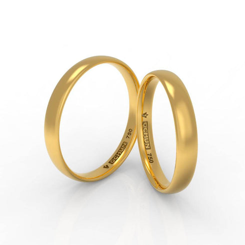 Akiva Tríto - Anillos De Matrimonio Oro 18K - Ochun Joyeros - Ochun Joyeros