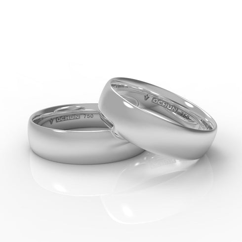 Akiva Penta - Anillos De Matrimonio Oro 18K - Ochun Joyeros