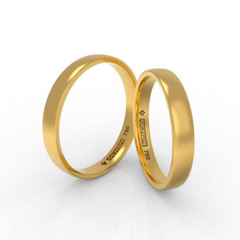 Aryeh Tríto - Anillos De Matrimonio Oro 18K - Ochun Joyeros - Ochun Joyeros