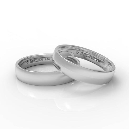 Aryeh Quad - Anillos De Matrimonio Oro 18K - Ochun Joyeros - Ochun Joyeros