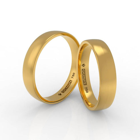 Aryeh Quad - Anillos De Matrimonio Oro 18K - Ochun Joyeros - Ochun Joyeros