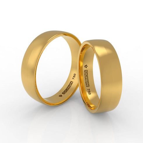 Aryeh Penta - Anillos De Matrimonio Oro 18K - Ochun Joyeros - Ochun Joyeros