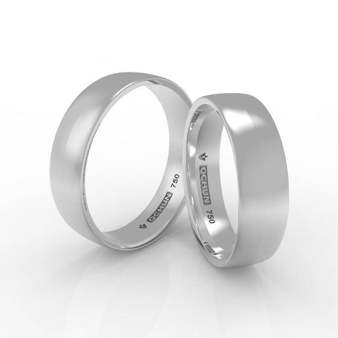 Aryeh Penta - Anillos De Matrimonio Oro 18K - Ochun Joyeros - Ochun Joyeros