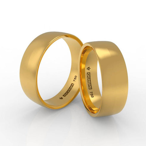 Aryeh Ékto - Anillos De Matrimonio Oro 18K - Ochun Joyeros - Ochun Joyeros