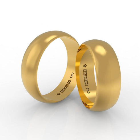 Ehud Ékto - Anillos De Matrimonio Oro 18K - Ochun Joyeros - Ochun Joyeros