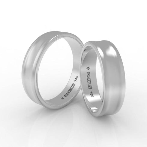 Tzuriel Penta - Anillos De Matrimonio Oro 18K - Ochun Joyeros - Ochun Joyeros