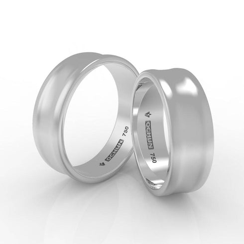 Tzuriel Ékto - Anillos De Matrimonio Oro 18K - Ochun Joyeros - Ochun Joyeros