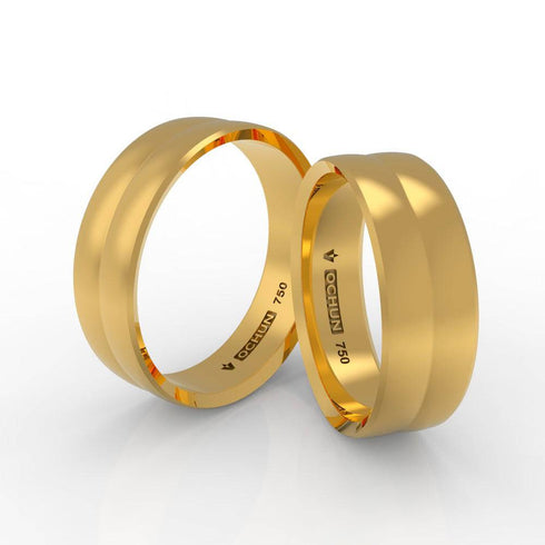 Zelig Ékto - Anillos De Matrimonio Oro 18K - Ochun Joyeros - Ochun Joyeros