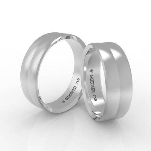 Zelig Ékto - Anillos De Matrimonio Oro 18K - Ochun Joyeros - Ochun Joyeros