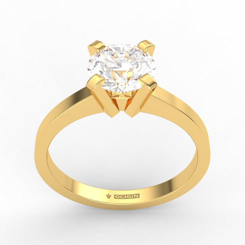 Alba AC001MC10K - Engagement Ring 10K Gold