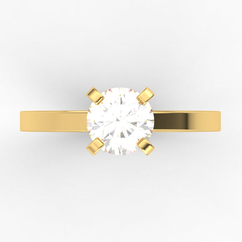 Alba AC001MC10K - Engagement Ring 10K Gold