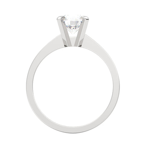 Alba AC001M18K - Engagement Ring 18K Gold Moissanite