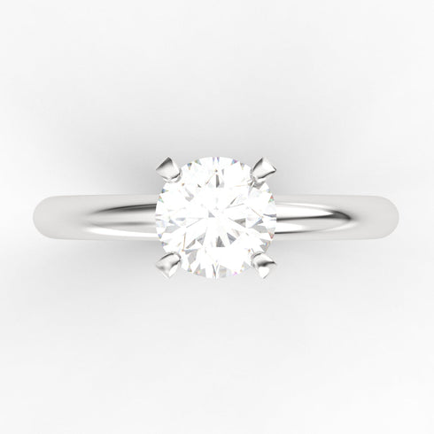 Adeline AC003D14K - Engagement Ring 14K Gold Lab Grown Diamond
