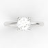 Adeline AC003M18K - Engagement Ring 18K Gold Moissanite