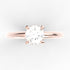 Adeline AC003D18K - Engagement Ring 18K Gold Lab Grown Diamond