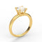 Adeline AC003M14K - Engagement Ring 14K Gold Moissanite