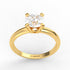 Adeline AC003D18K - Engagement Ring 18K Gold Lab Grown Diamond
