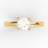 Cora AC005M18K - Engagement Ring 18K Gold Moissanite