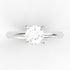 Alessandra AC011M14K - Engagement Ring 14K Gold Moissanite