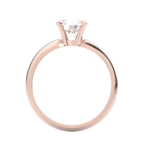 Alessandra AC011D18K - Engagement Ring 18K Gold Lab Grown Diamond