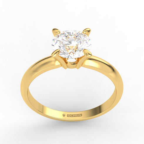 Alessandra AC011MC10K - Engagement Ring 10K Gold