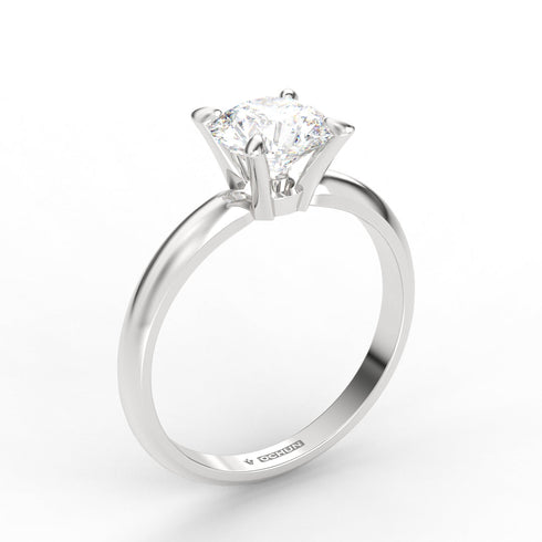 Alessandra AC011D18K - Engagement Ring 18K Gold Lab Grown Diamond
