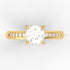 Alessia AC012D18K - Engagement Ring 18K Gold Lab Grown Diamond