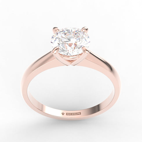Evelyn AC014MC10K - Engagement Ring 10K Gold