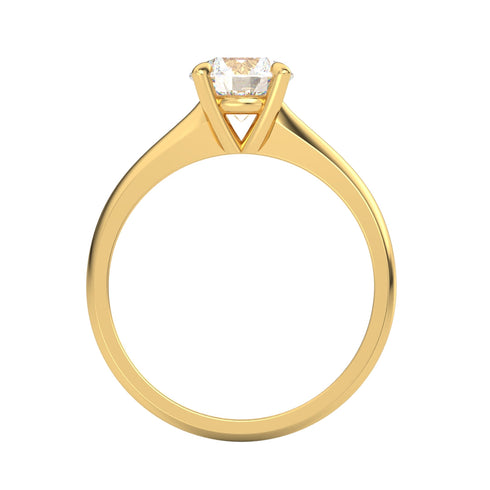 Evelyn AC014D14K - Engagement Ring 14K Gold Lab Grown Diamond