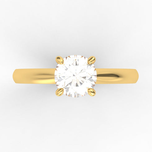 Evelyn AC014MC10K - Engagement Ring 10K Gold