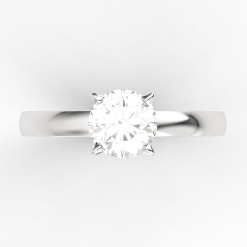 Chiara AC016D14K - Engagement Ring 14K Gold Lab Grown Diamond